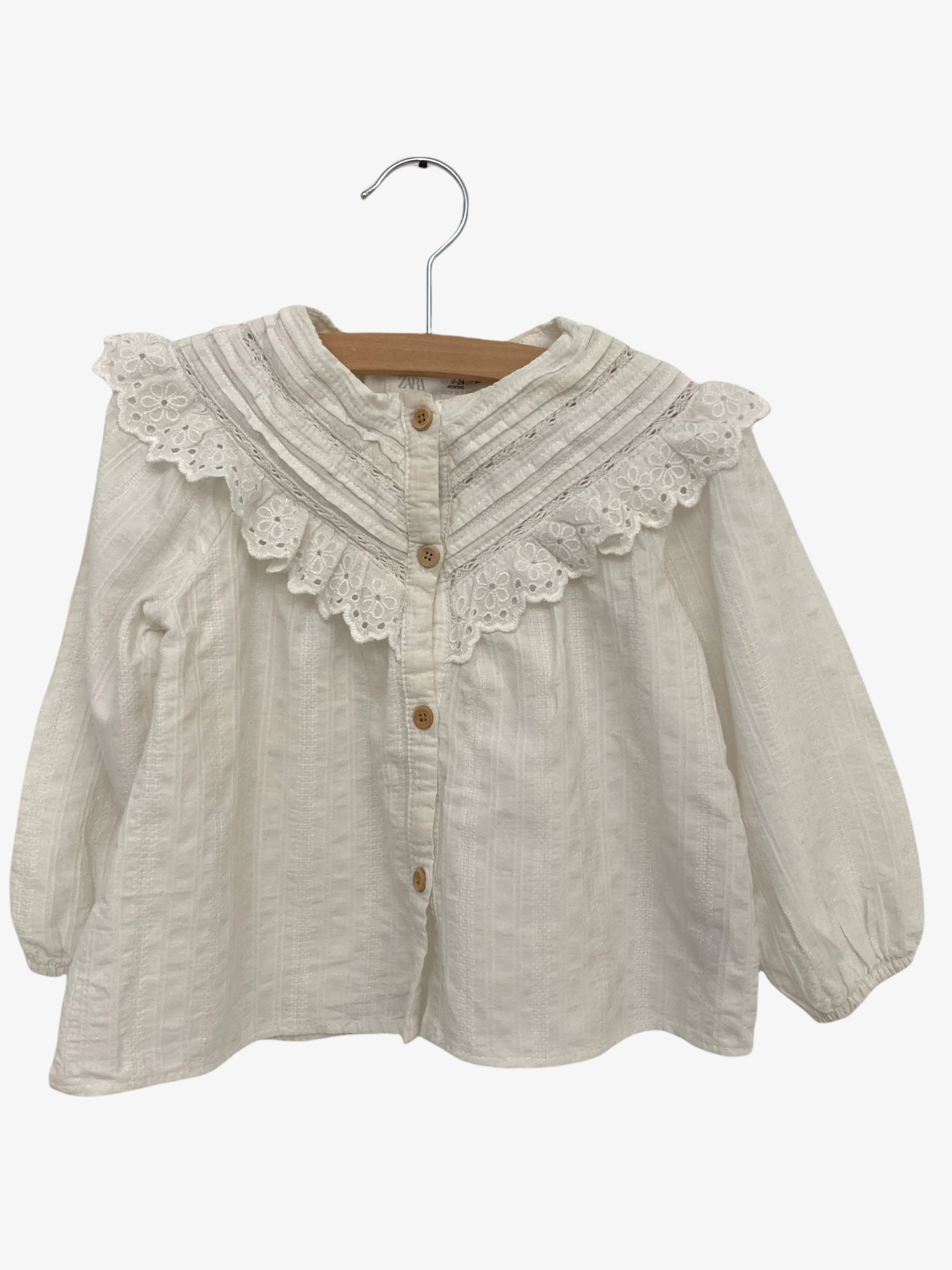 blouse met ruches zara